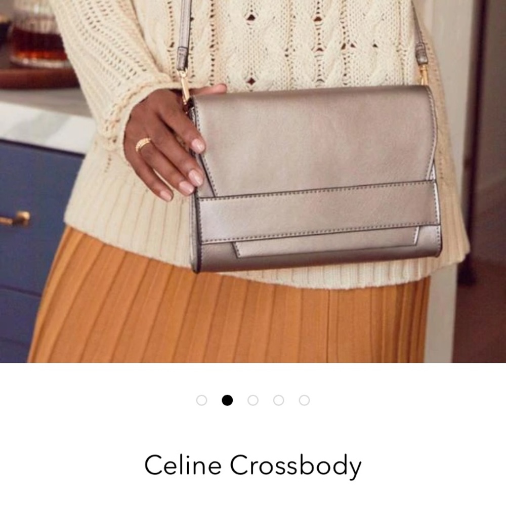 Summer and Rose Celine Crossbody in Steel